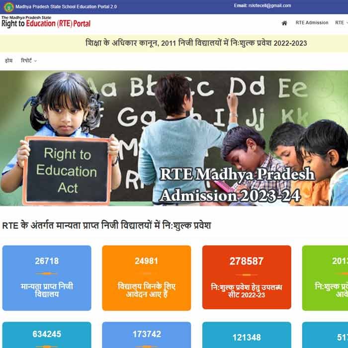 RTE MP Admission 202324 Apply Online, Eligibility Norms, Selection List