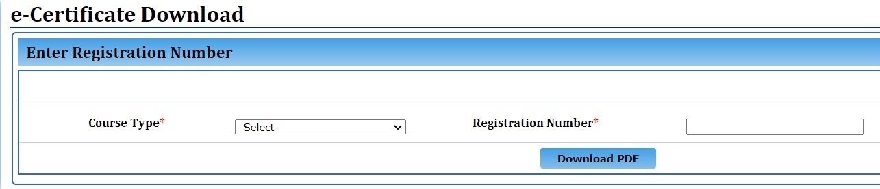 NCVT ITI Certificate Download