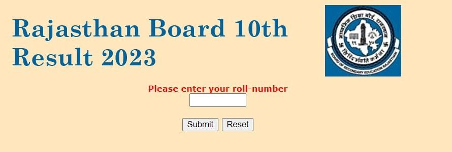 RBSE Rajasthan Board Class 10th Result 2024: Check Rajasthan 10th Result @rajresults.nic.in