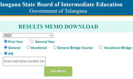 Telangana Board Class 12th Result 2023