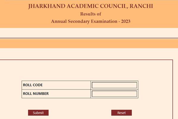 JAC 10th Result 2023