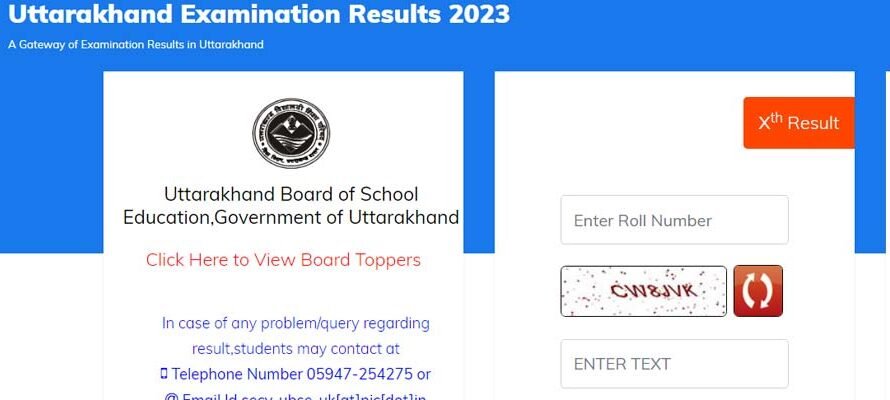 UK Board 10th Result 2024 Out at uaresults.nic.in