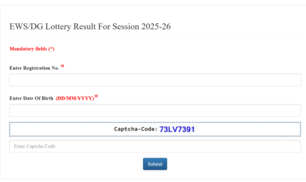 EWS Lottery Result 2025