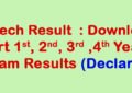 BTech Result