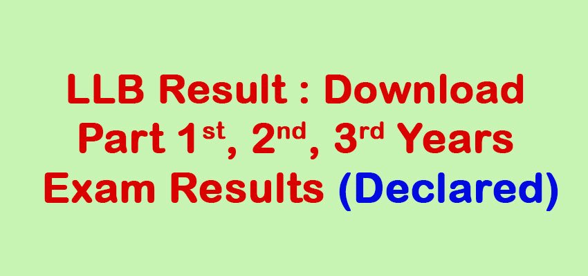 LLB Result