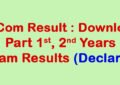 M.Com result