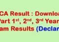 MCA Result