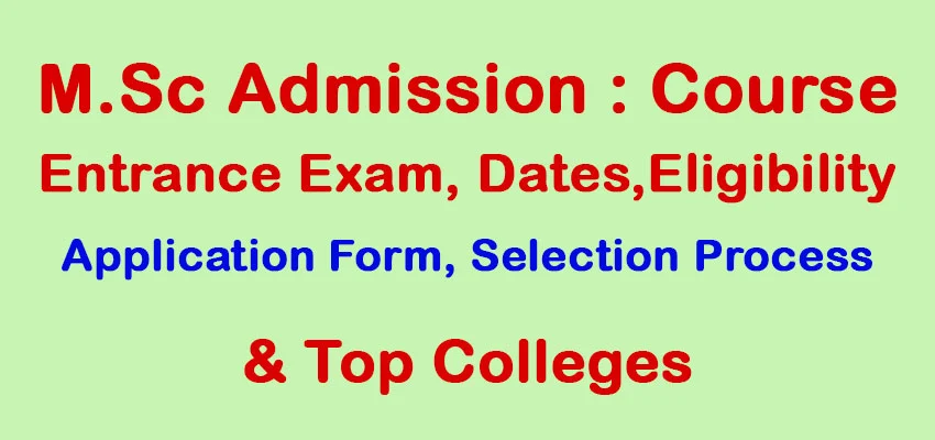 MSc Admission